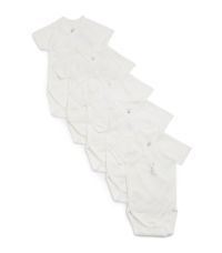 Set of 5 Cotton Bodysuits (0-12 Months) | Harrods