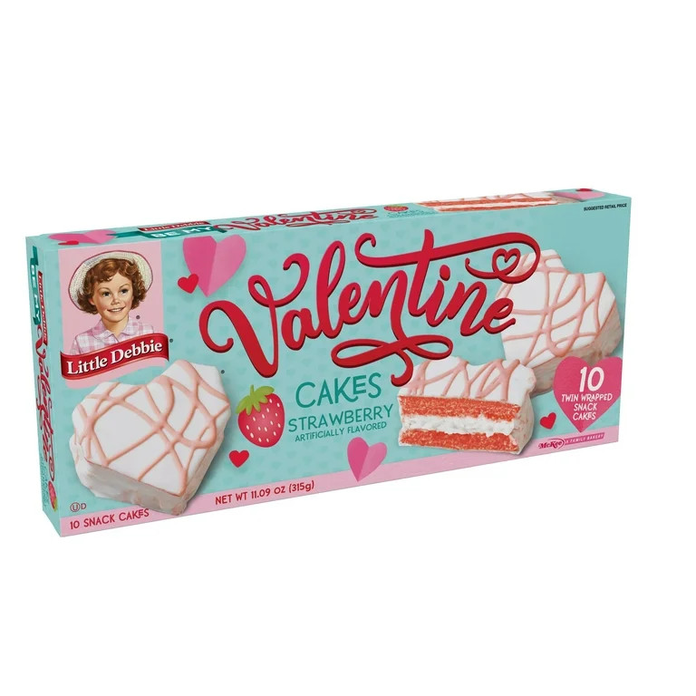 Little Debbie Family Pack Valentine Cakes (Strawberry) | Walmart (US)