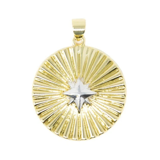 Starburst Medallion Charm | Allie + Bess