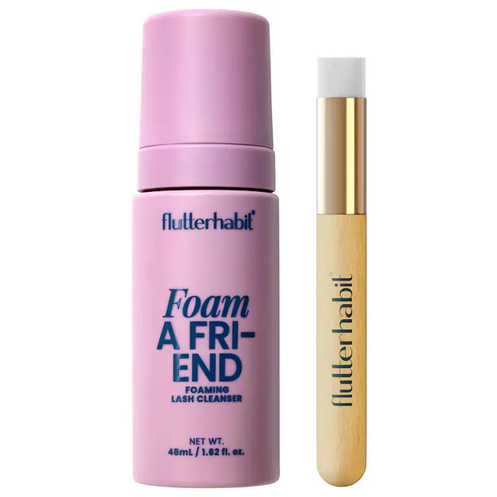 FlutterHabit Foam a Friend Foaming Lash Cleanser with Brush | Sephora (US)