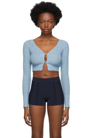 Jacquemus - Blue 'Le Cardigan Alzou' Cardigan | SSENSE