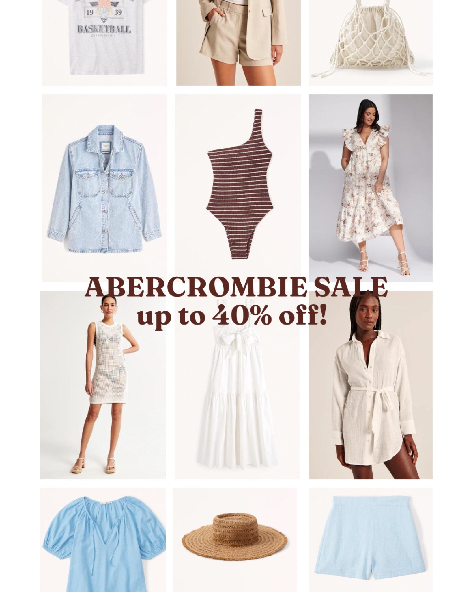 my fave womenswear items from the Abercrombie & Fitch summer sale! 🦋 

tweed shorts, swimsuit, maxi dress, denim jacket, floral dress, summer dress, one shoulder, shirt dress 

#LTKstyletip #LTKSeasonal #LTKFind