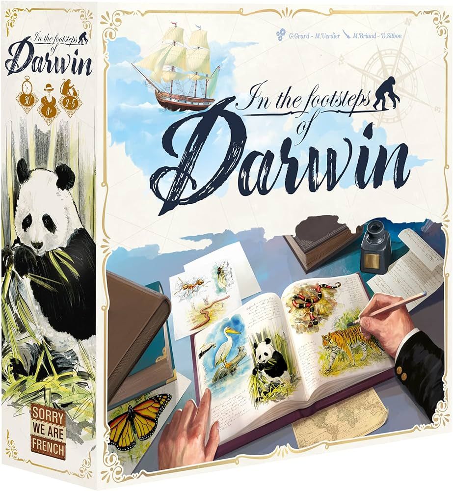 in The Footsteps of Darwin | Tile Laying Board Game | Ages 8+ | 2 to 5 Players | 30 Minutes | Amazon (US)