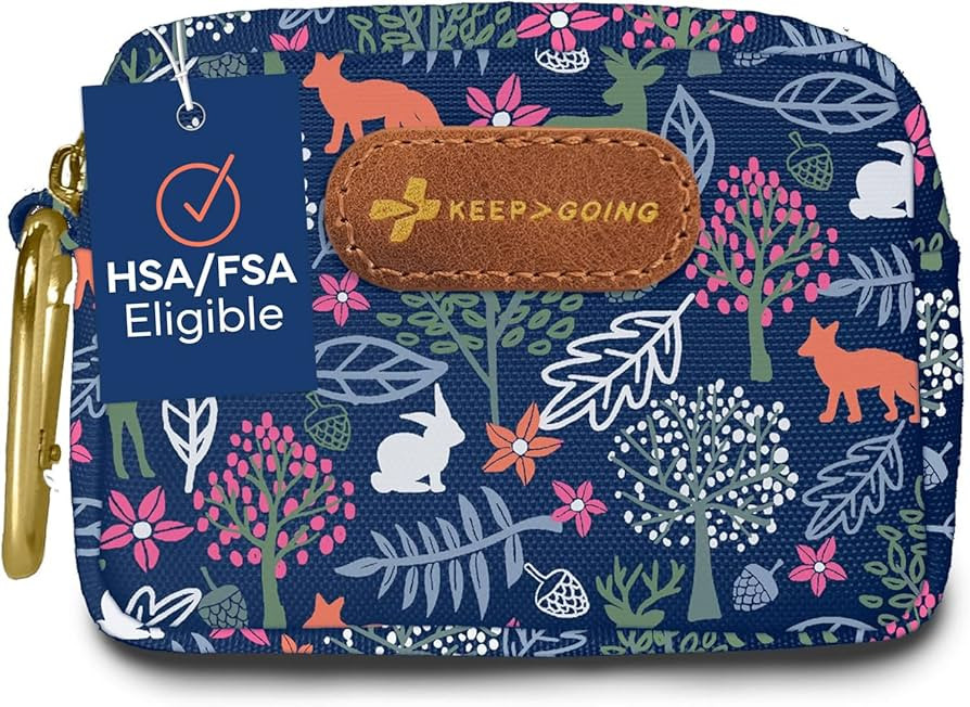 KeepGoing Small Travel First Aid Kit Kids – 60 Pc. Mini First Aid Kit for Purse, Diaper Bag, & ... | Amazon (US)