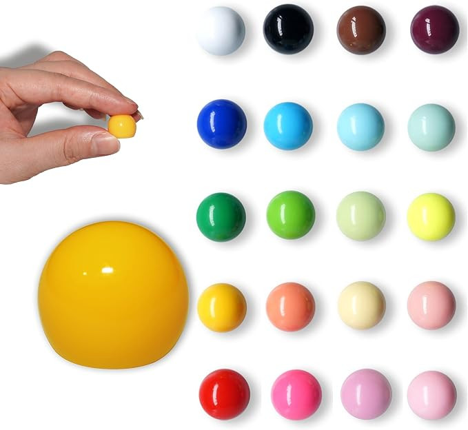Ball Shaped Little Strong Refrigerator Heavy Duty Magnets 20 Pack - Colorful Mini Magnets for Whi... | Amazon (US)