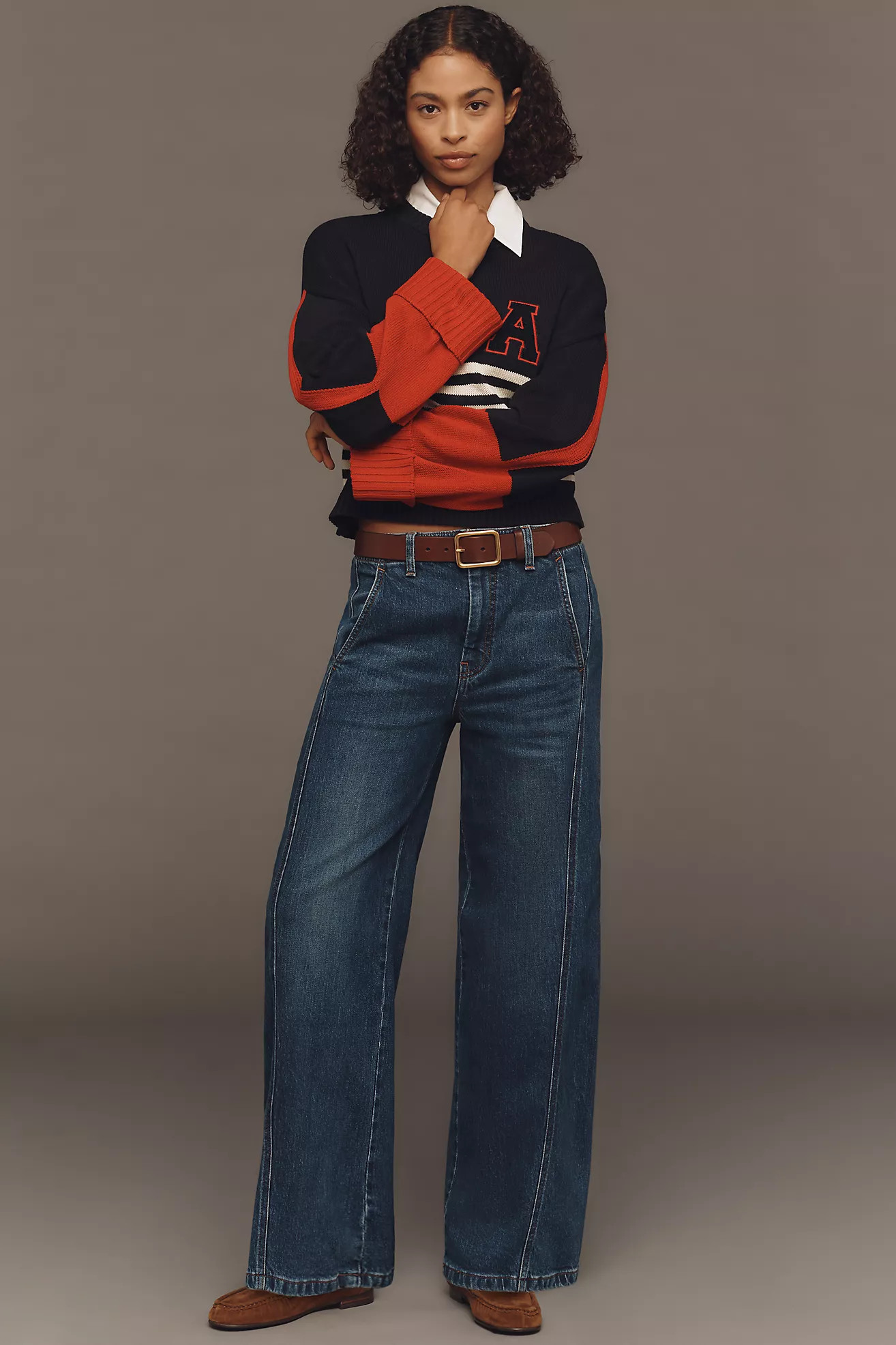 The Lex High-Rise Relaxed Tapered Jeans by Pilcro | Anthropologie (US)