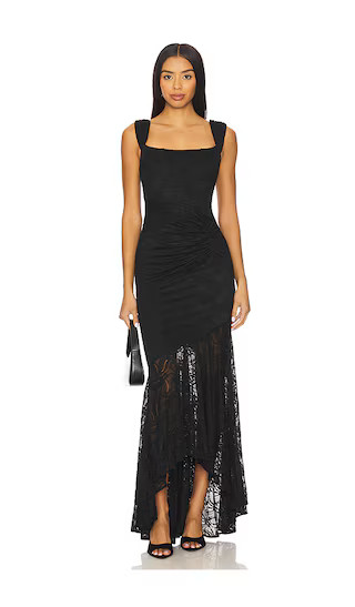 Micah Corset Dress in Black | Revolve Clothing (Global)