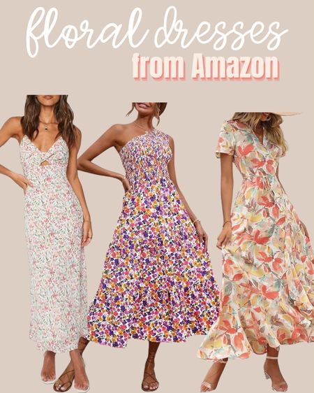 Summer floral dresses from Amazon
| amazon | floral dresses | sundress | amazon prime | bump fashion | maternity | gen x outfit | millennial outfit | outfit ideas | summer outfit | boho dress | boho style | summer outfit Inspo | summer dress | summer dresses | beach dress | travel dress | resort wear | resort dress | casual dresses | amazon dresses | amazon summer | amazon fashion | girly | cottage core | boho | amazon style | one shoulder | vacation | spring | summer | Memorial Day | vacation | resort outfit | cruise | beach outfit | beach fashion | mini dress | wedding guest | wedding guest dresses | boho | date night | 
#amazon #weddingguest #dress #dresses #summerdress#LTKstyletip #LTKtravel

#LTKBump #LTKSeasonal #LTKWedding