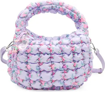 OMG Accessories Kids' Scrunch Floral Crossbody Bag | Nordstrom | Nordstrom