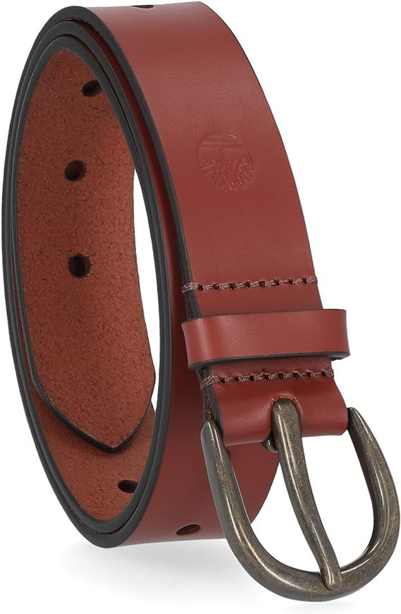 Timberland Women's Casual Leather Belt for Jeans | Amazon (US)