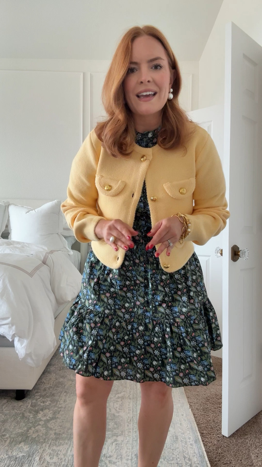 Sunday best💛 I got a small in this dress and a small in the lady jacket!

#LTKootd #LTKgrwm #LTKmomlife