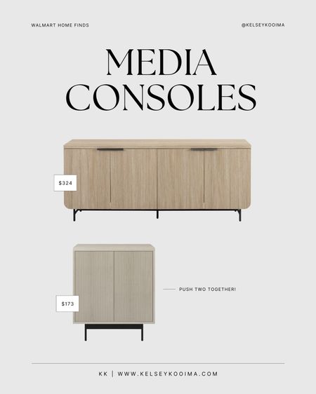 Affordable neutral media consoles from Walmart!

#LTKsalealert #LTKhome