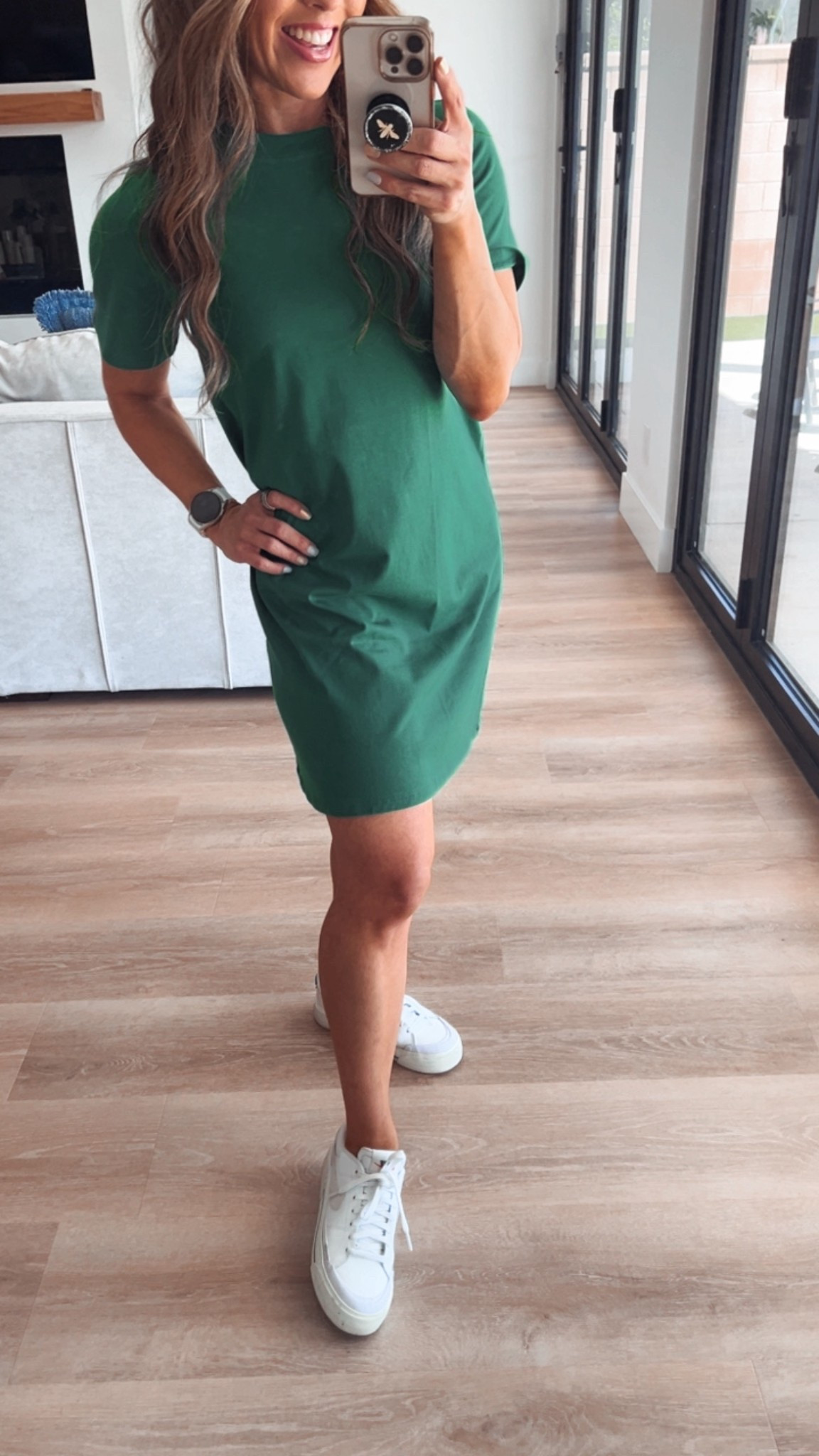 The perfect Spring dress to wear with casual sneakers or sandals and on sale under $10!! I had on an xs. Old navy dresses on sale! Spring dresses  

#LTKSeasonal #LTKootd #LTKSaleAlert