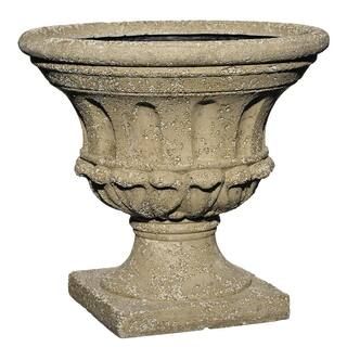 Luzon 14 in. Natural LavaStone Urn Planter | The Home Depot