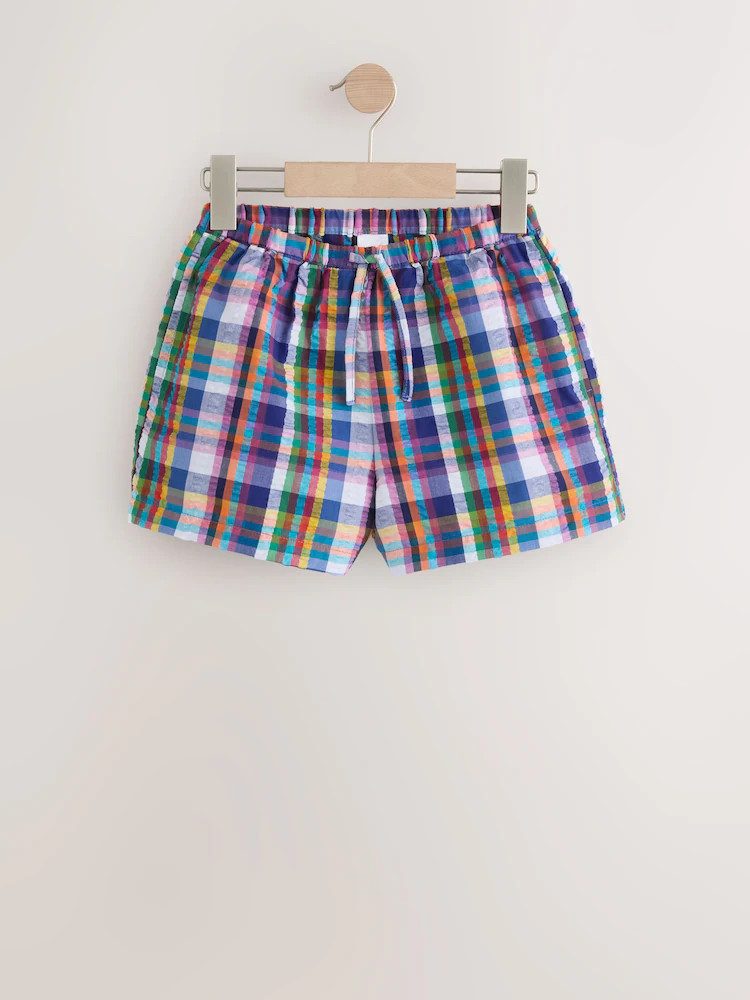 Multicoloured Check Pullon Shorts (3-16yrs) | Next US