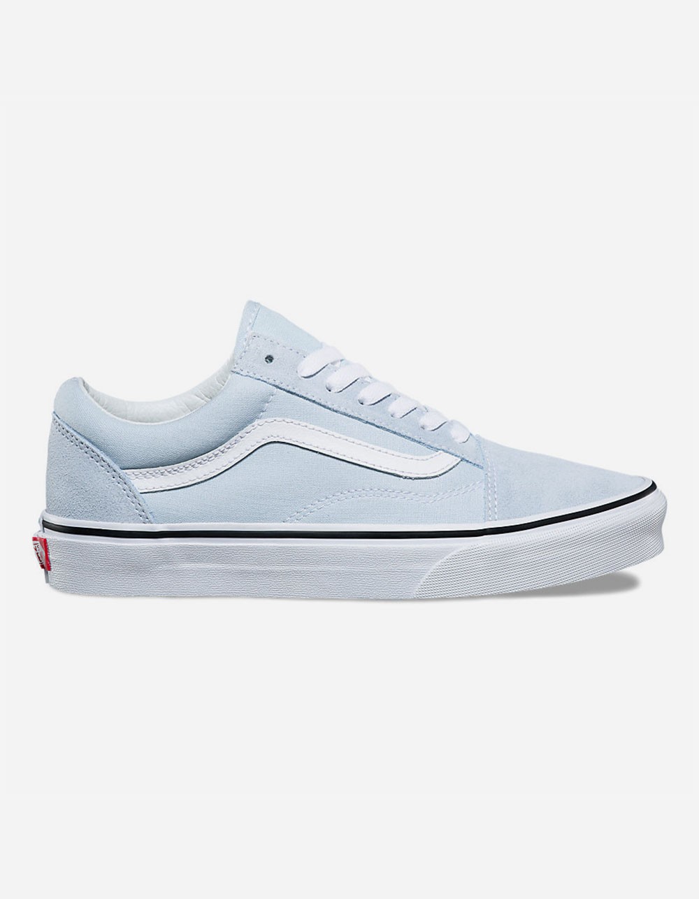 VANS OLD SKOOL BABY BLUE & TRUE WHITE SHOES | Tillys