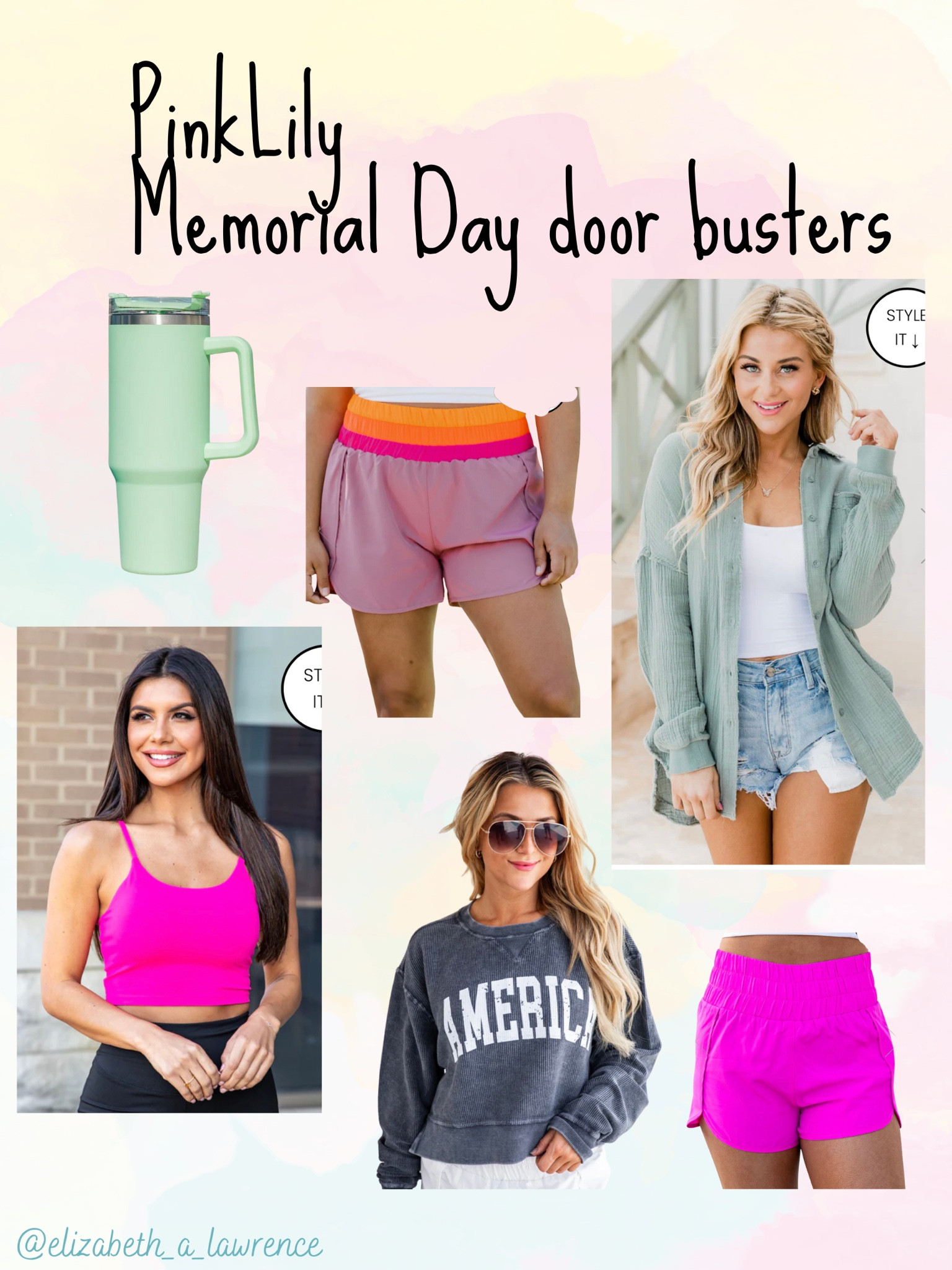 Pink Lily Memorial Day door buster sale.

#LTKsalealert #LTKSeasonal #LTKfit