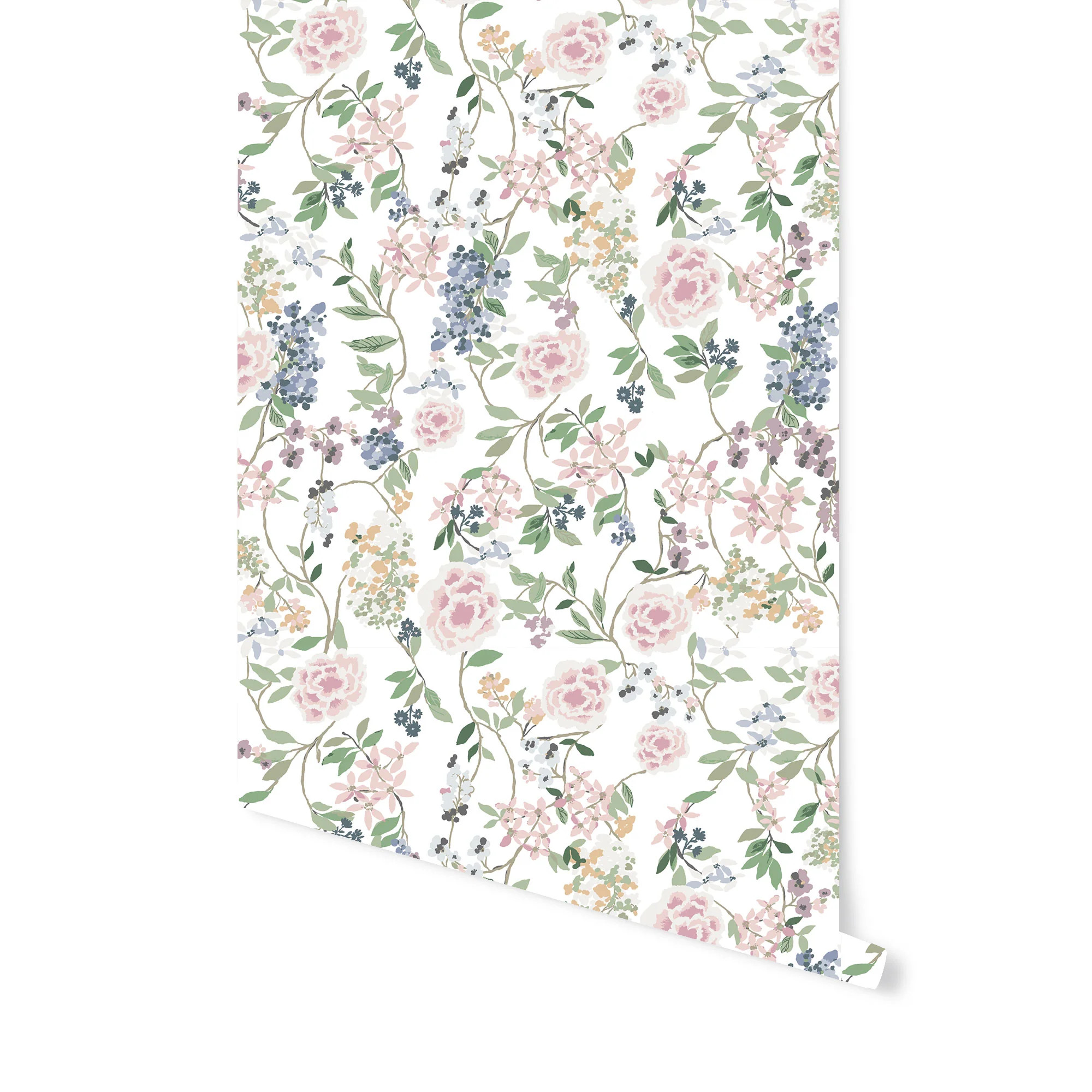 Betty Wallpaper in White | Brooke and Lou