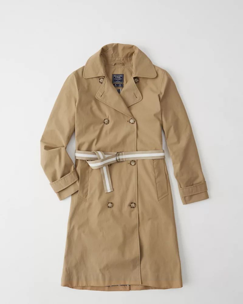 Hooded Trench Coat | Abercrombie & Fitch US & UK