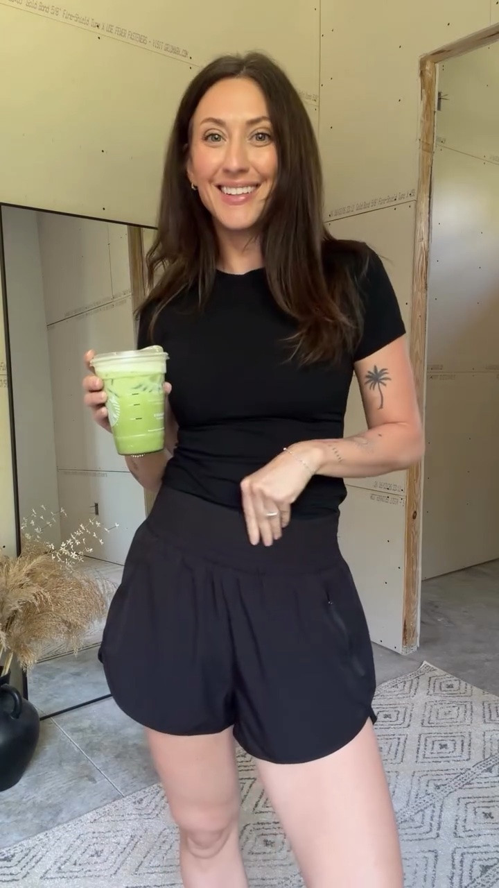 Gotta love a built in bra tee shirt! 🍵 wearing the small built in bra tee and medium shorts

#LTKSaleAlert #LTKootd