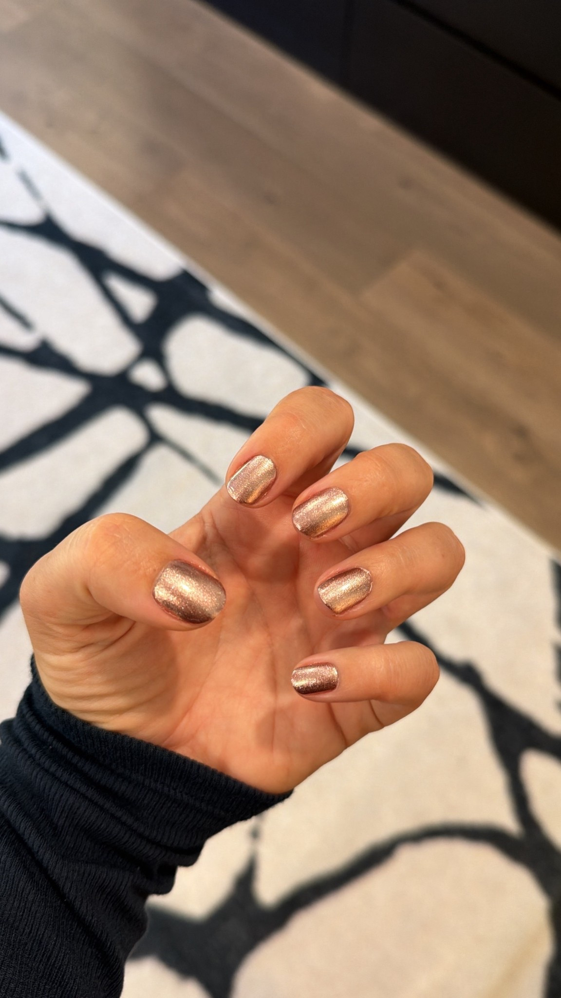 NYE at home mani. Obsessed with this new color! 
1X base
2X transform
2X  “Out N About”
1X topcoat 

#LTKBeauty #LTKselfcare