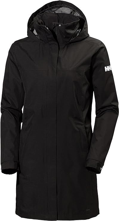 Helly-Hansen Womens Aden Waterproof Breathable Hooded Long Rain Jacket       Send to Logie | Amazon (US)