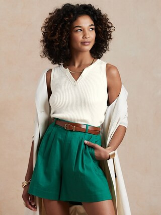 Henley Sweater Tank | Banana Republic Factory