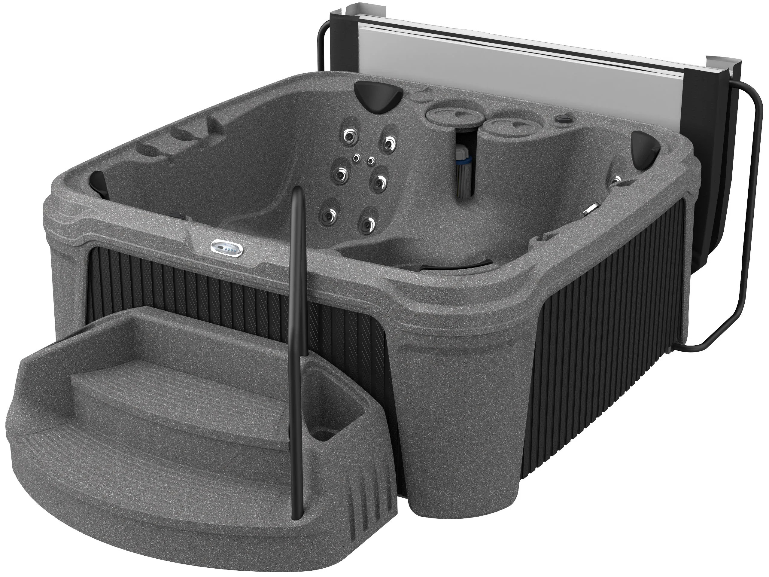 AquaRest DayDream 3500 Ensemble 6-Person 35-Jet Plug & Play Hot Tub with Ozonator | Wayfair North America