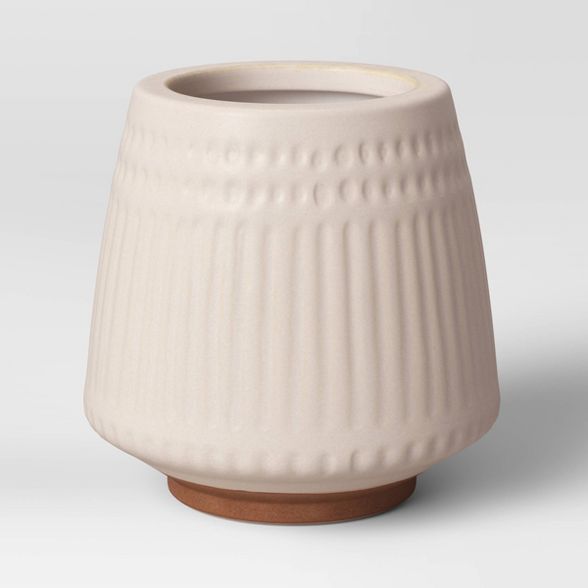 Textured Ceramic Planter White - Opalhouse™ | Target