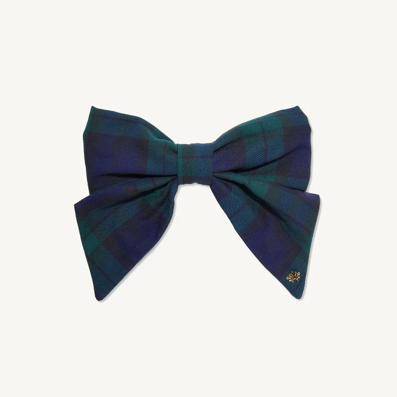 T.B.B.C. x Lele Sadoughi Natalia Barrette (Kids) - Berwick Black Watch | The Beaufort Bonnet Company