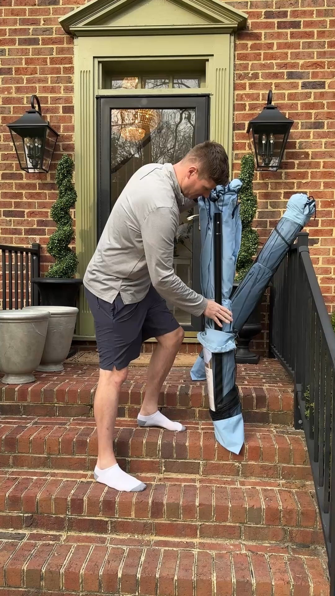 Patio umbrella, patio planters 

#LTKSeasonal #LTKHome