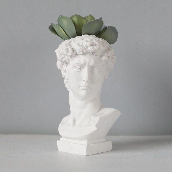 Modern Nordic Style Portrait Vase Human Head Flower Vase - Etsy | Etsy (US)