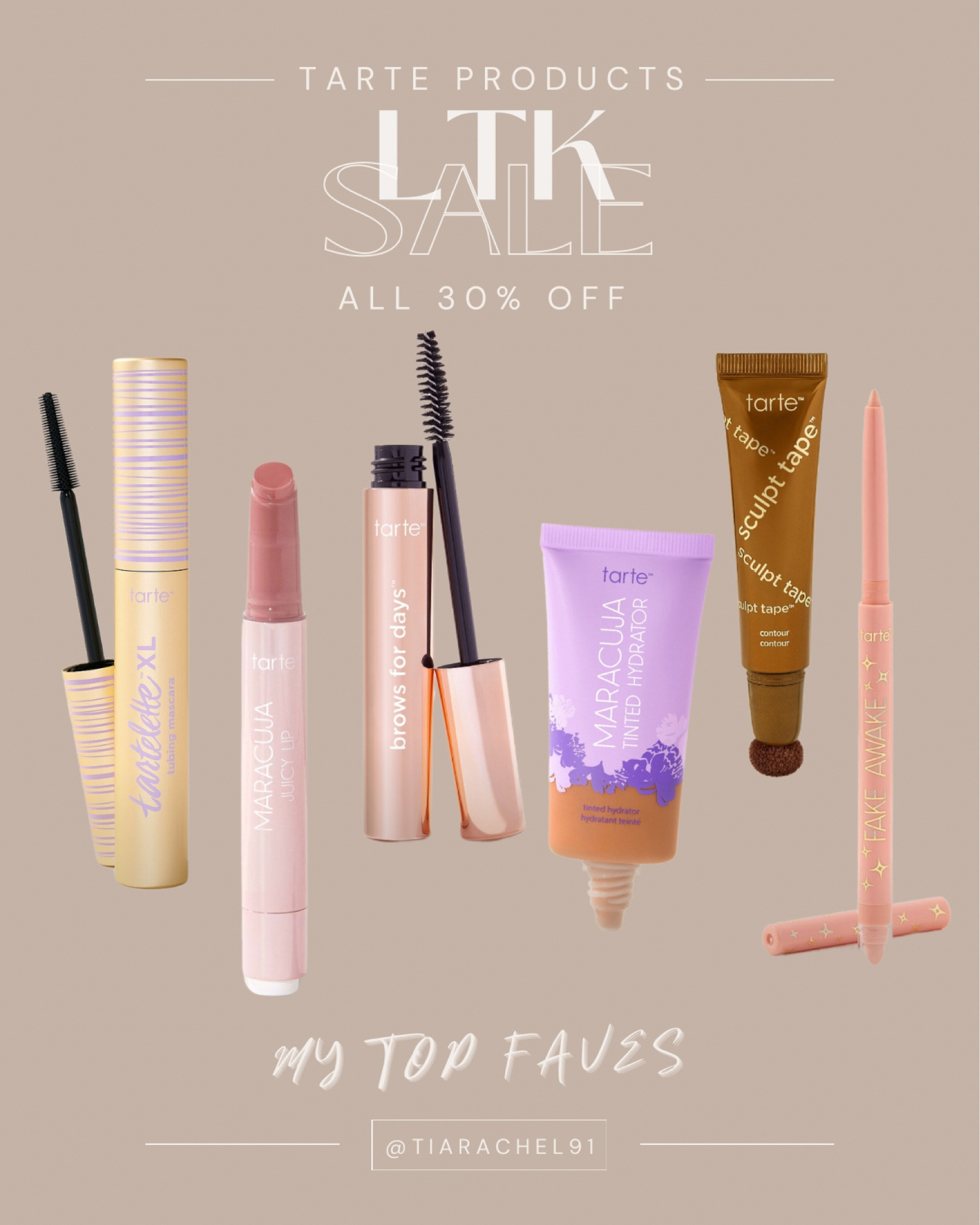 Tarte is 30% off site-wide with code “tarteLTK30” !! Linked my top products 

#LTKSpringSale #LTKsalealert #LTKbeauty