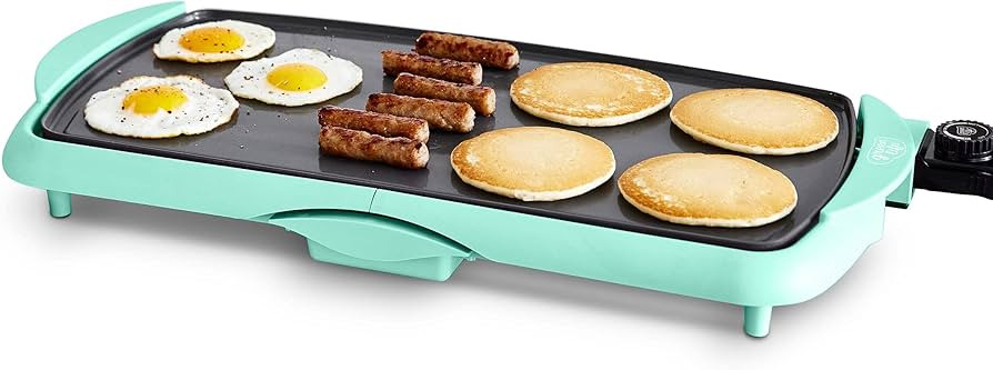GreenLife 20" Electric Griddle, Extra Large Surface for Pancakes Eggs Fajitas, Healthy Ceramic No... | Amazon (US)