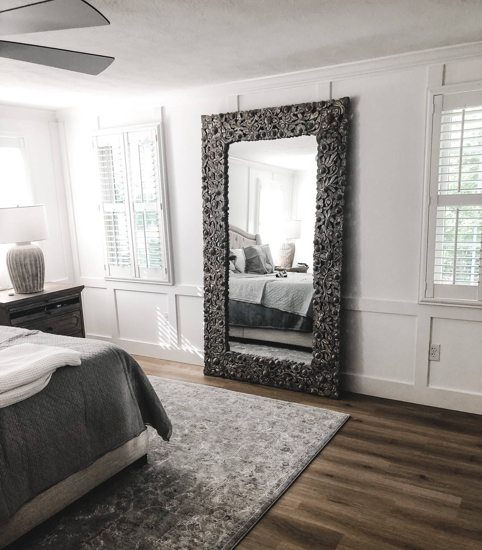 This mirror is a breathtaking addition to this bedroom. The detail is everything!!

#LTKsalealert #LTKhome
