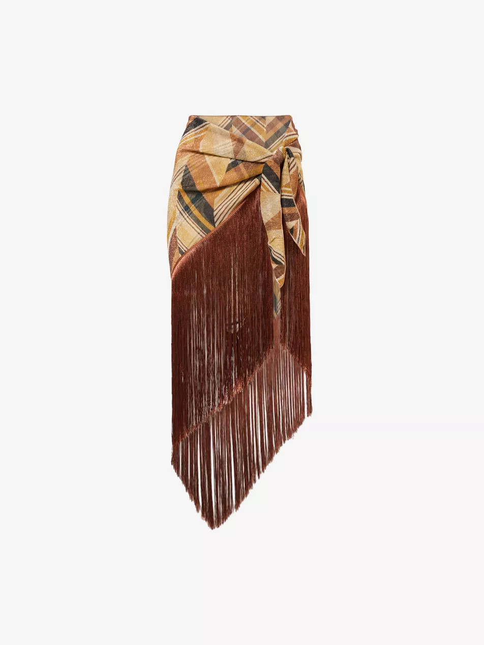 DEVON WINDSOR - Paxton Fringed Woven Sarong | Selfridges.com | Selfridges