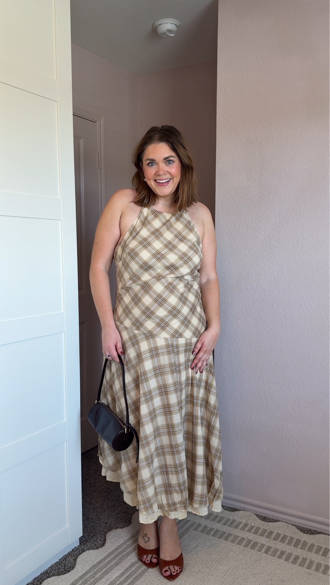 Fall transition date night outfit wearing xl in dress

#LTKMidsize #LTKootd #LTKSeasonal