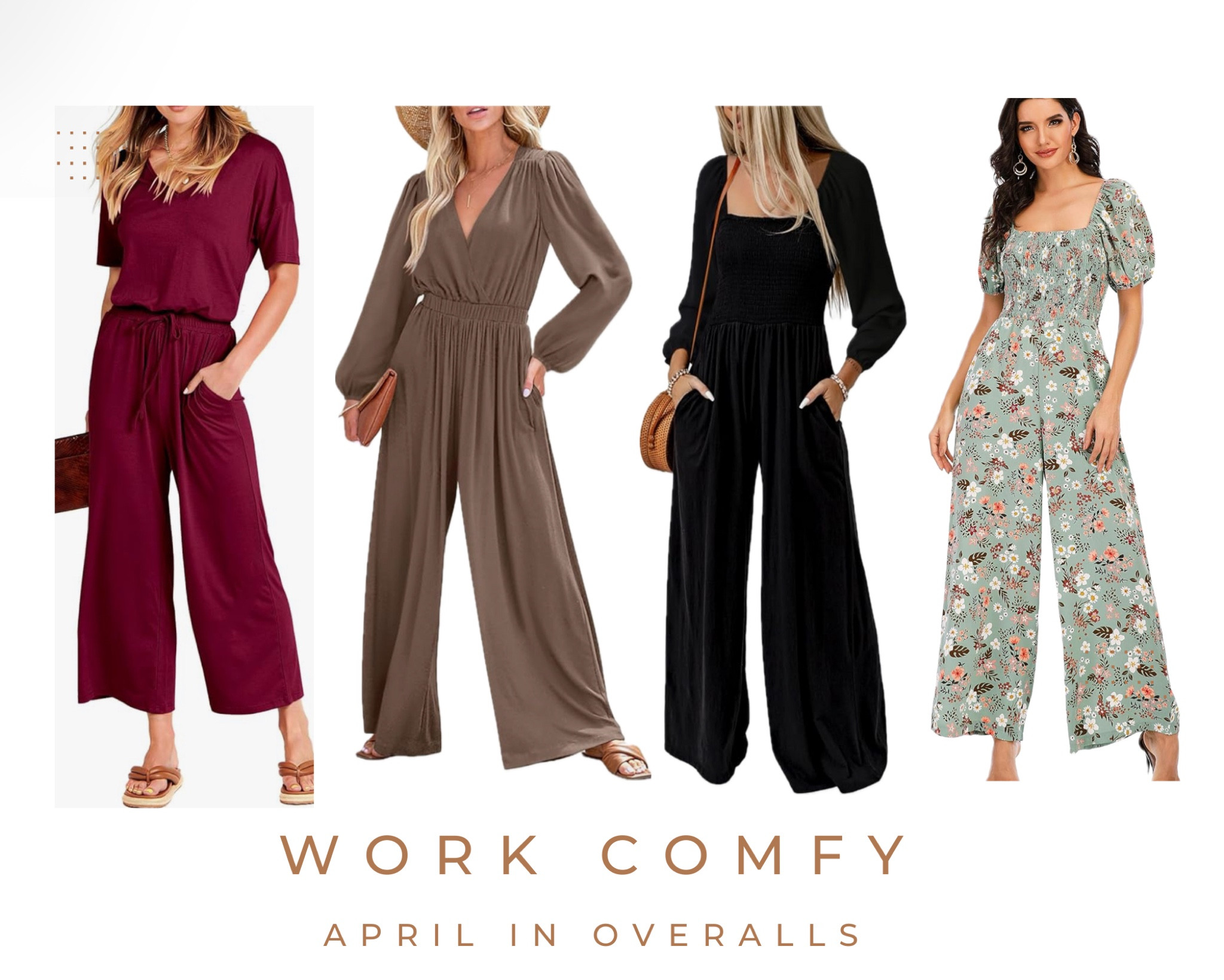 I was recently asked to recommend  work appropriate jumpers, specifically with sleeves. My motto is to be comfy always- work or play! Check out these Amazon cuties! #casual #comfy #over50 #overalls #jumpers 

#LTKOver40 #LTKWorkwear #LTKFindsUnder50
