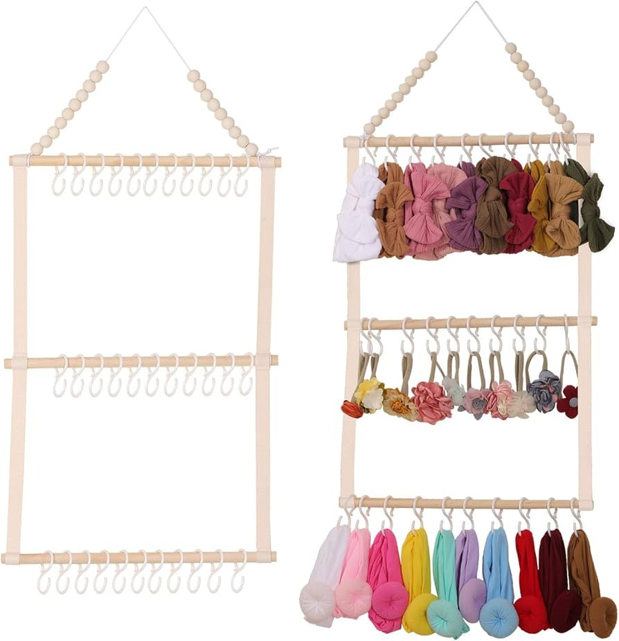 YOcity Headband Holder Organizer for Girls Baby Headbands Hair Accessories Organizer Hair Bows St... | Amazon (US)