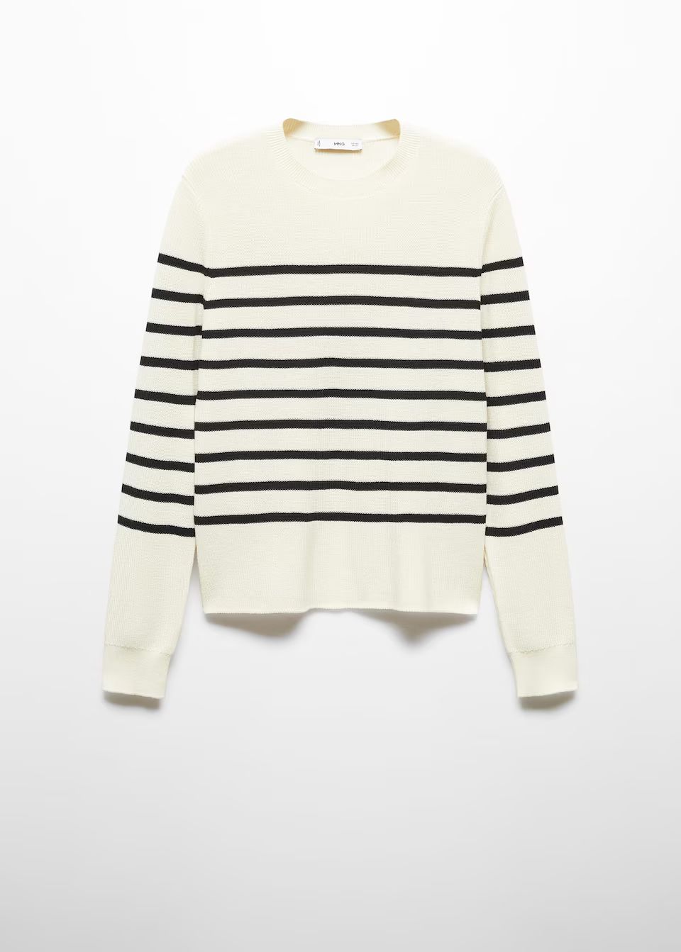 Round neck knit sweater -  Women | Mango USA | MANGO (US)