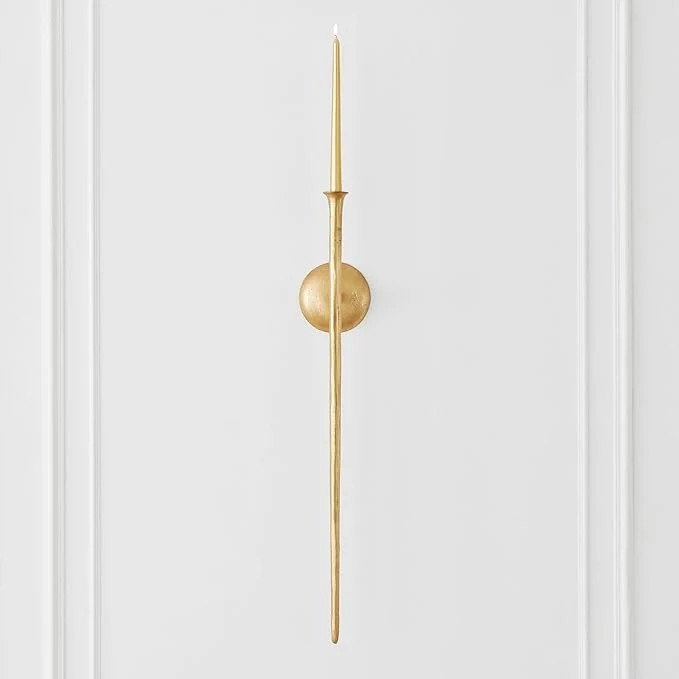 EverNest Furniture Z Gallerie Aspar Wall Sconce Long Candle Holders in Gold Finish, Retro Chic Wall Decor for Living Room, Dining Room & Bathroom, Vintage Candle Wall Sconce with Timeless Appeal(Candles not Included) - Z Gallerie Aspar Wall Sconce Long Candle Holders in Gold Finish, Retro Chic Wall Decor for Living Room, Dining Room & Bathroom, Vintage Candle Wall Sconce with Timeless Appeal(Candles not Included) | Shop.com