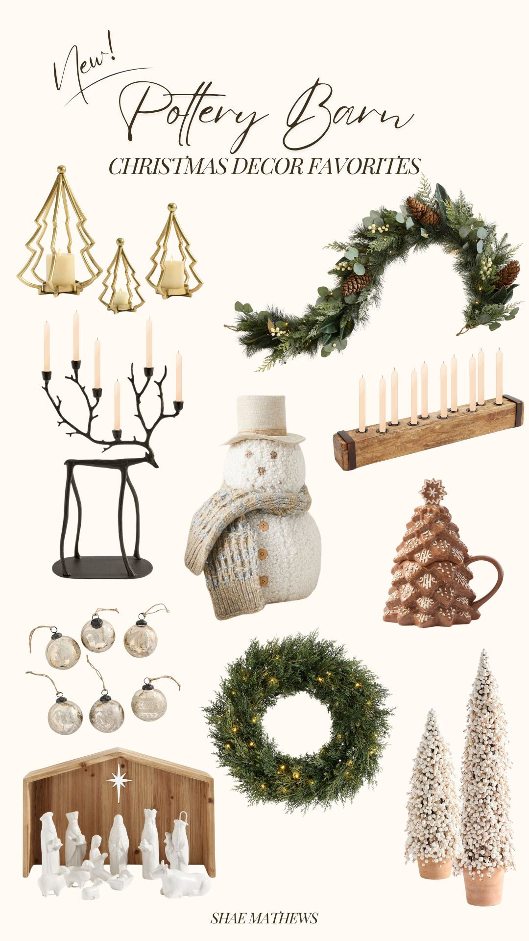 Seasonal Pottery Barn finds for a cozy, neutral Christmas!🌲

#LTKHome #LTKHoliday #LTKSeasonal