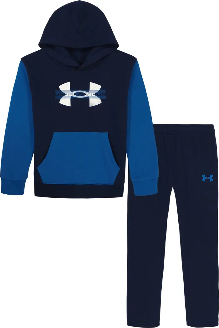 Under Armour Kids' Rival Performance Fleece Hoodie & Sweatpants Set | Nordstrom | Nordstrom