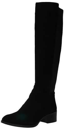 Kenneth Cole New York Women's Levon Knee High Boot, Black Suede, 5 | Amazon (US)