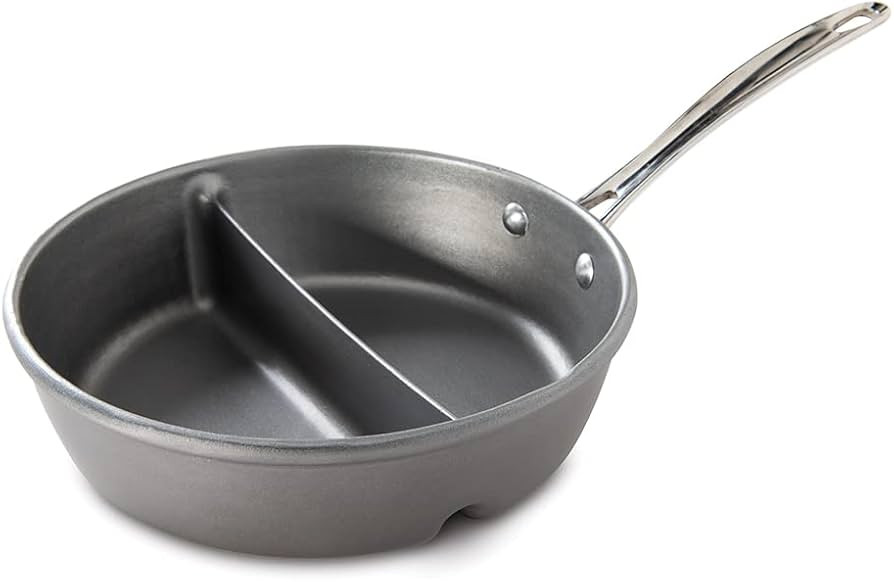 Nordic Ware Panela de molho dividida, 2 em 1, prata | Amazon (BR)