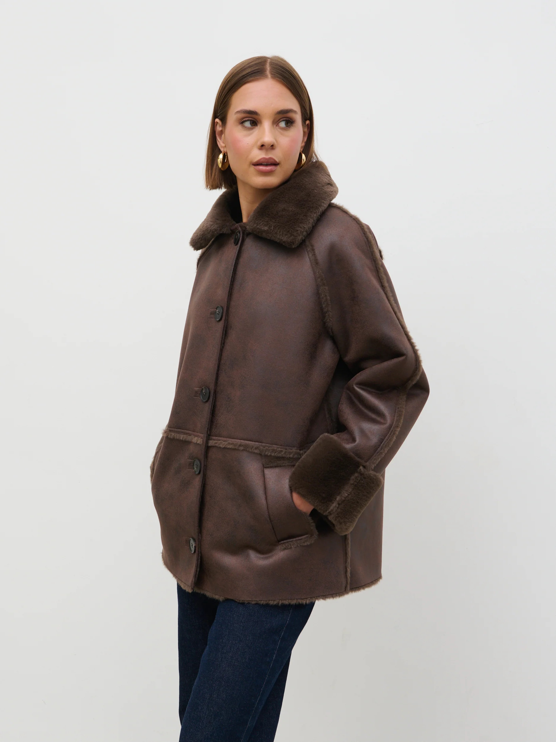 Sawyer Aviator Coat | Pretty Lavish (UK)