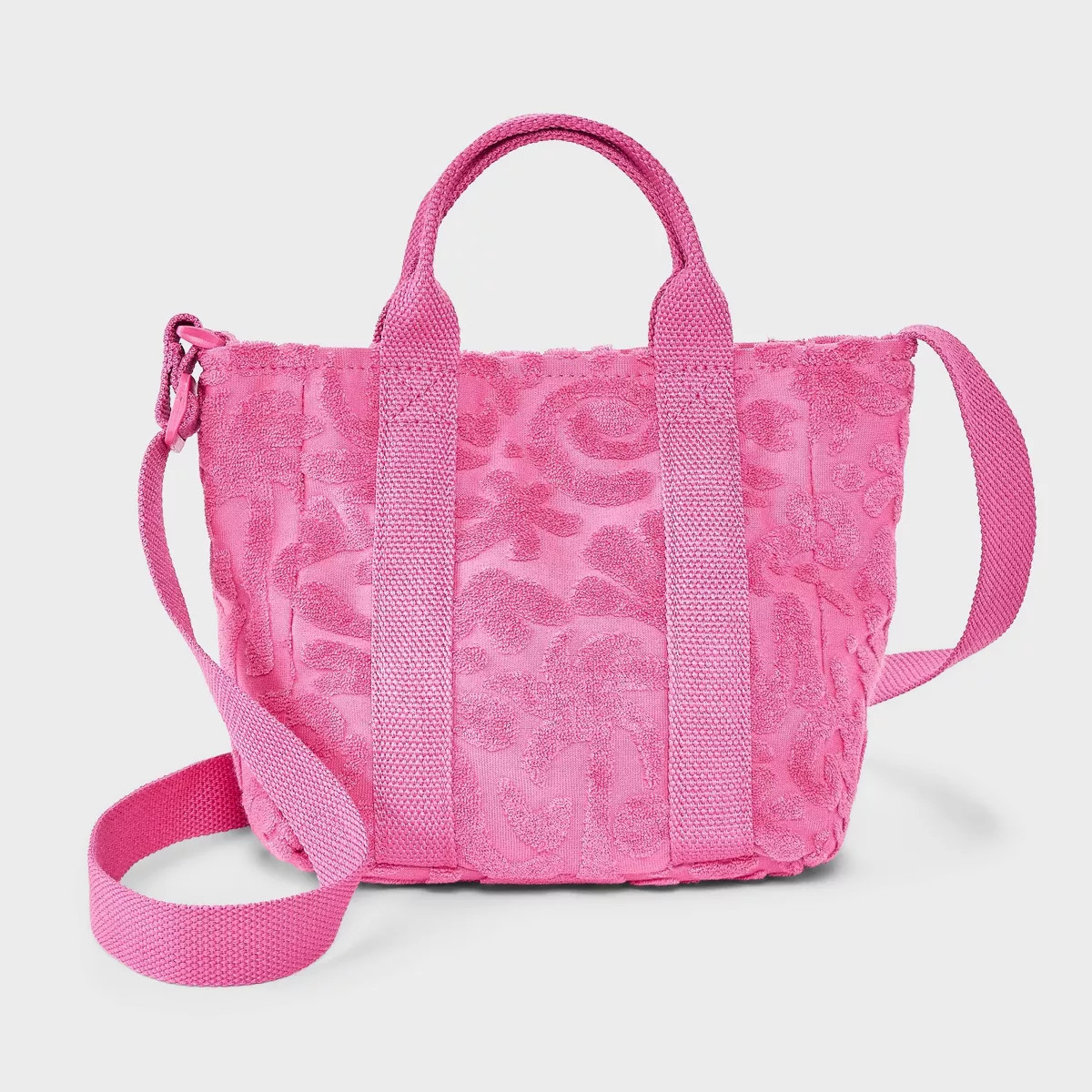 Girls' Mini Terry Handle Crossbody Bag - Cat & Jack™ Pink | Target