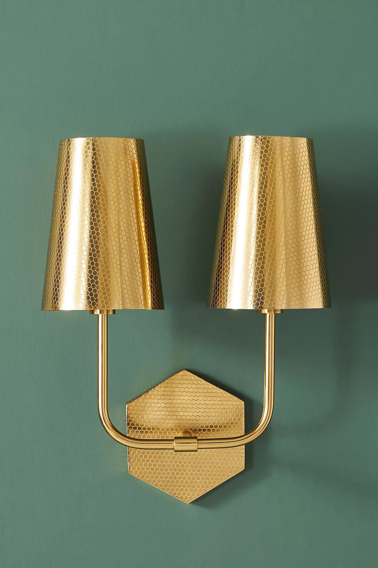 Honeycomb Double Sconce | Anthropologie (US)