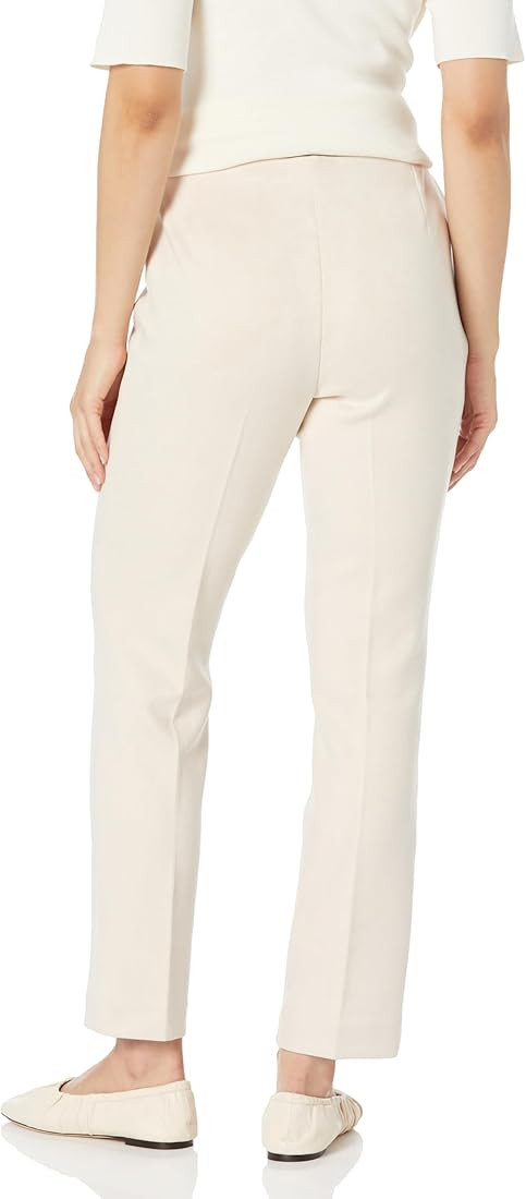Anne Klein Women's Pull on Hollywood Waist Straight Ankle Pant | Amazon (US)