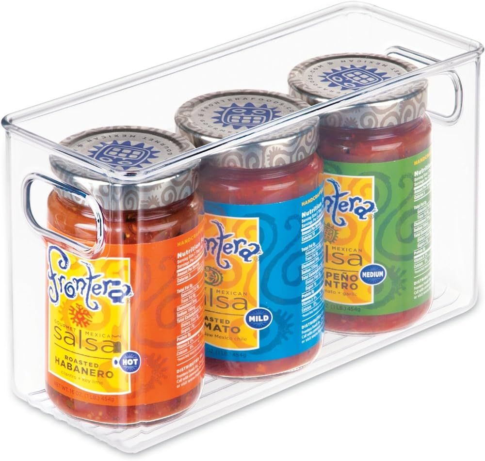 iDesign BPA-Free Plastic Pantry and Kitchen Storage, Freezer and Fridge Organizer Bin with Easy G... | Amazon (US)